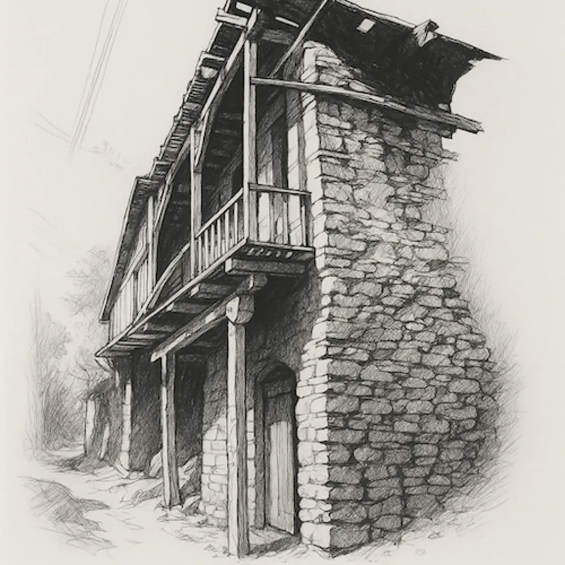 Illustration of Shian village