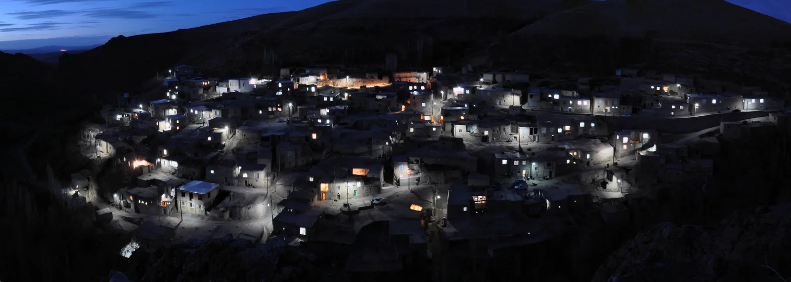 Panoramic view of Shian village